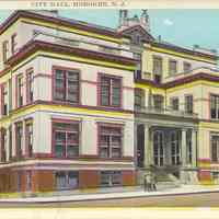 Postcard: City Hall, Hoboken, NJ