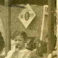          detail right, barber shop window
   