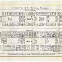          pp [8-9] Cabin Plans of S.S. George Washington, Deck B, Deck C
   