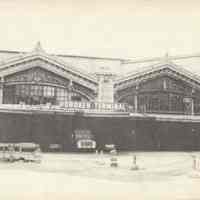 Postcard: Railroad, Hoboken, NJ