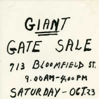          Signs, 29, for gate, yard, sidewalk or moving sales, various places in Hoboken, various dates in 1993. picture number 30
   