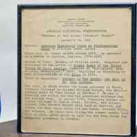          plaque; letterhead Kenneth Stiles
   