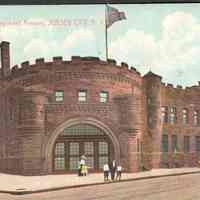 Postcard: Armory, Jersey City, NJ