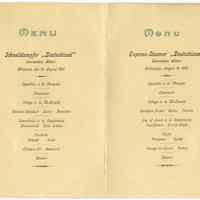          inside, pp [2-3] menu in German and English
   