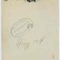          Photo 1: back with Jaffee stamp; pencil date
   