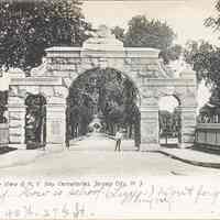 Postcard: Bay View Cemetery, Jersey City, NJ