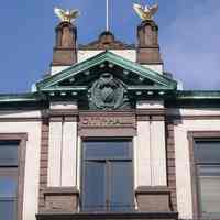 Digital images, 4, of east side of Hoboken City Hall, Hoboken, August 8, 2004.