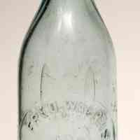 Bottle: Fred. Wahlis, Hoboken, N.J. "This Bottle Is Never Sold". N.d., ca. 1880s-1890s.