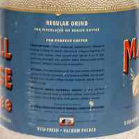          Maxwell House Coffee, Regular Grind, 2 lb jar, Hoboken et al, n.d, ca. 1945-1950. picture number 6
   