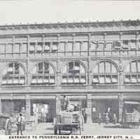 Postcard: Pennsylvania RR, Jersey City, NJ