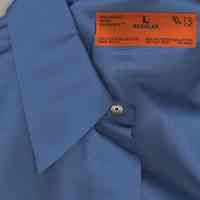          detail label, top snap, buttons, plain collar
   