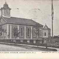 Postcard: Waverly Cong. Church, Jersey City, NJ