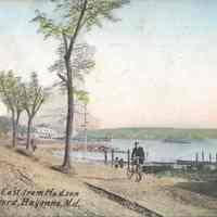 Postcard: West First Street, Bayonne, NJ