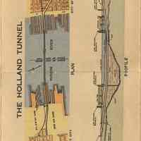          detail pg [8] The Holland Tunnel, Plan, Profile (color); back as folded
   