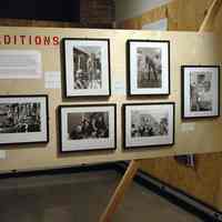 Digital images, 71, of exhibit, Hoboken in the 1970s, at HHM, Hoboken, June 30, 2007.