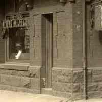          photo 1, detail left: H.L. & I. Co. Rent Office, west end of 1 Newark St.
   