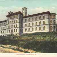 Postcard: Jersey City Hospital, Jersey City, NJ