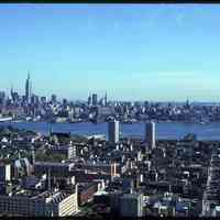 Color aerial photo of Saint Mary Hospital, Hoboken, circa 1977-1978.