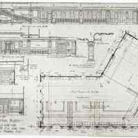 East-Bound Waiting Room. Lackawanna R.R.Terminal & Hoboken Ferry Co. Sheet No. 207. Nov. 5, 1904. Kodalith photostatic copy.