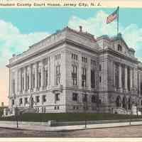 Postcard: Court House, Jersey City, NJ