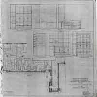 Details of Fixtures in Commissary Dept. Lackawanna R.R.Terminal & Hoboken Ferry Co. Sheet No. 310. Feb. 25, 1905. Kodalith photostatic copy.