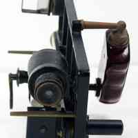          view from eyepiece end; typical working attitude
   