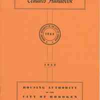 Tenants Handbook, 1952, Housing Authority of the City of Hoboken.