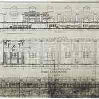 Ferry Concourse.(Elevations, Sections and Plans.) Lackawanna R.R.Terminal & Hoboken Ferry Co. Sheet probably ca. early 300