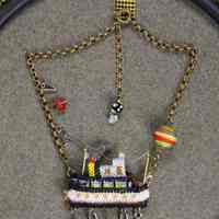          detail of necklace jewelry
   