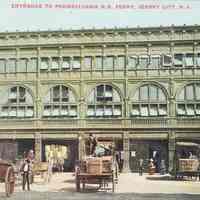 Postcard: Pennsylvania RR, Jersey City, NJ