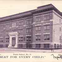 Postcard: Public School 11, Jersey City, NJ