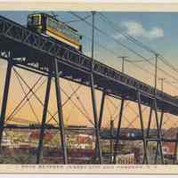 Postcard: L Road Between Jersey City and Hoboken, N.J. No date, circa 1915-1925.