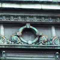          15: detail of ornament above window in image 11, north facade
   