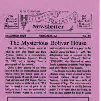          Hoboken Historical Museum Newsletter [First Series], Volume 2, No. 44, December, 1990 picture number 5
   