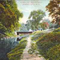 Postcard: Morris Canal, Jersey City, NJ