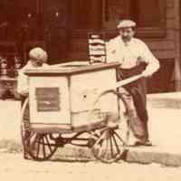          detail 3, center: push cart food peddler
   