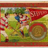 Tobacco card: Murad Cigarettes. College Series 101-125. Stevens Institute of Technology (Hoboken, N.J.) N.d, ca. 1910-1911.