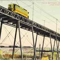 Postcard: Trolley, Jersey City, NJ