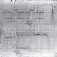 Details of Entrance to Inclined Concourse & Concourse Fence. Lackawanna R.R.Terminal & Hoboken Ferry Co. Sheet No. 313. March 10, 1905. Kodalith photostatic copy.