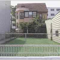 Color photo: Yard with Fence. Photo taken by Peter Ziebel, no date, circa 2004-2005.