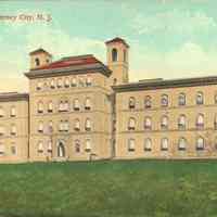 Postcard: Jersey City Hospital, Jersey City, NJ