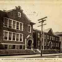 Postcard: Harrison, NJ, Washington Street Public School