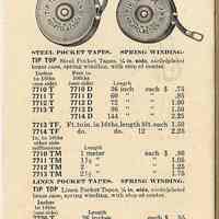          pg 16: Tip Top Tapes; steel; spring winding
   