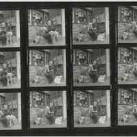 Two B&W contact sheets with 22 images of Honey O