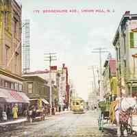 Postcard: Bergenline Ave., Union Hill, NJ