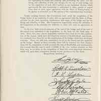          pg 10 fascimile signatures of New Jersey Commissioners
   