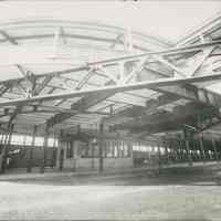 B+W photo of a Skylight View of Hoboken Terminal, Hoboken, July 22, 1910.