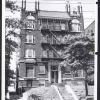 B&W photo of apartment building at 312-314 Mt. Prospect Avenue, Newark.
