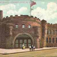 Postcard: Armory, Jersey City, NJ