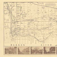          General & Historical 1906 Map of the City of Hoboken with 1989 annotations. 1998 reprint. picture number 13
   